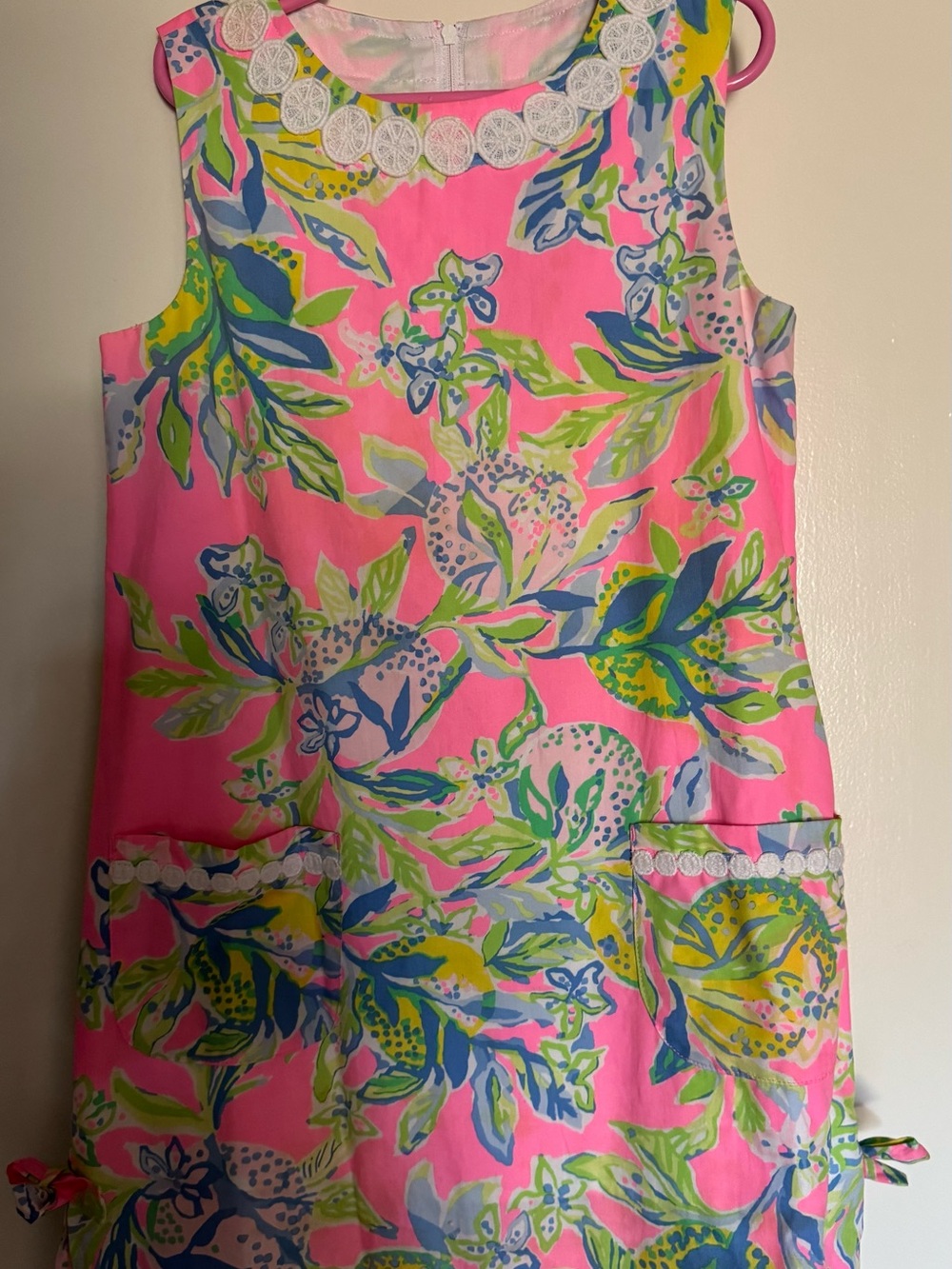 Lilly Pulitzer Pink Multicolor Floral Shift Dress